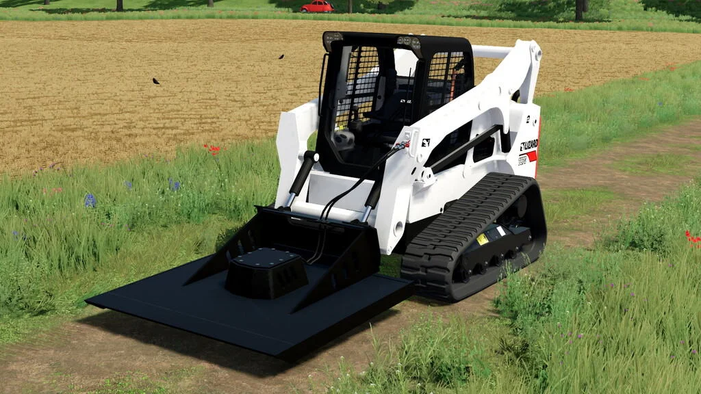 Mower For Skid Steer Loaders v1.0 FS22 FS22 Mod Free Download