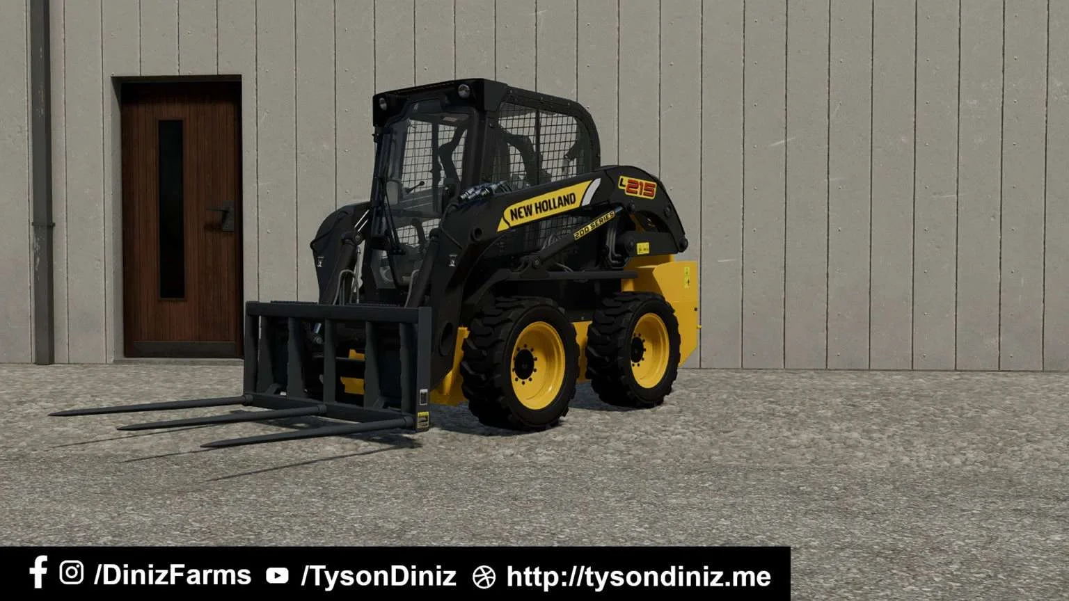 NEW HOLLAND L215 SKIDSTEER v1.0.0.1 FS22 FS22 Mod Free Download