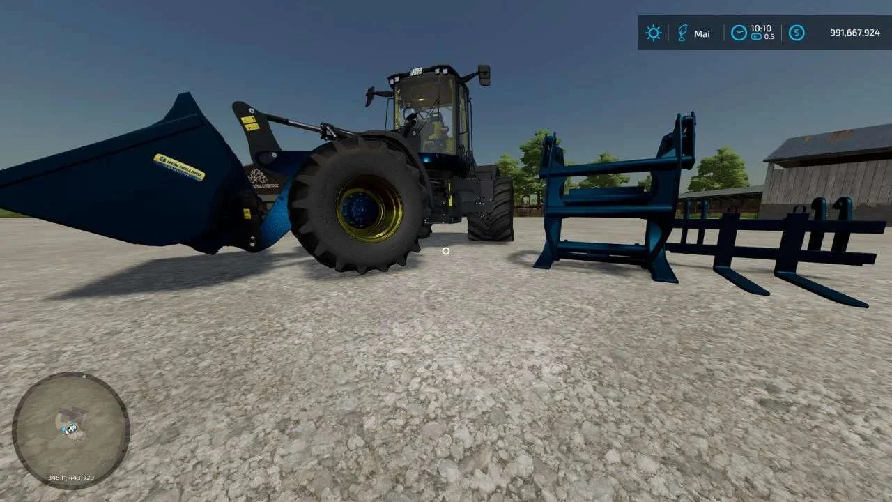 New Holland W190D (TerraFarm) v1.0 FS22 FS22 Mod Free Download