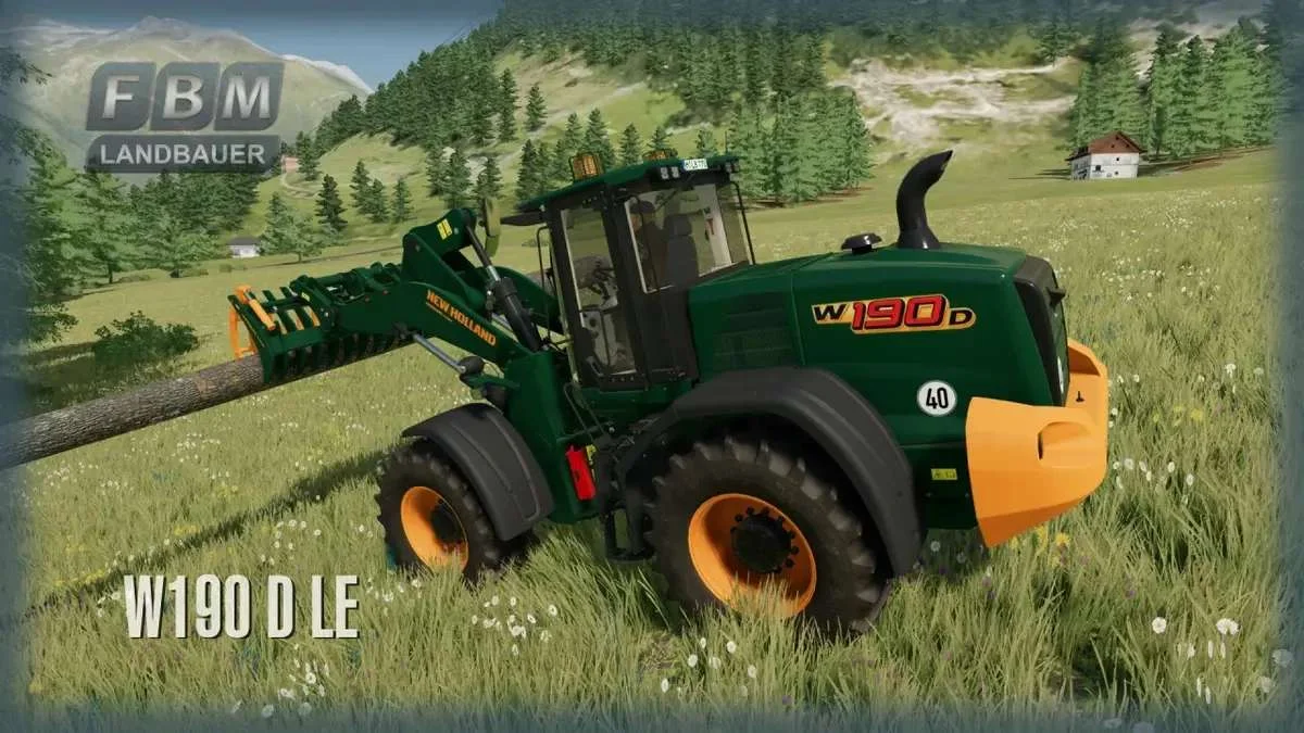New Holland W190D LE v1.4 FS22 FS22 Mod Free Download