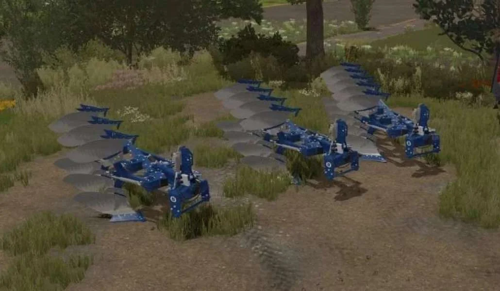 Overum Plows pack V1.0 FS22 FS22 Mod Free Download