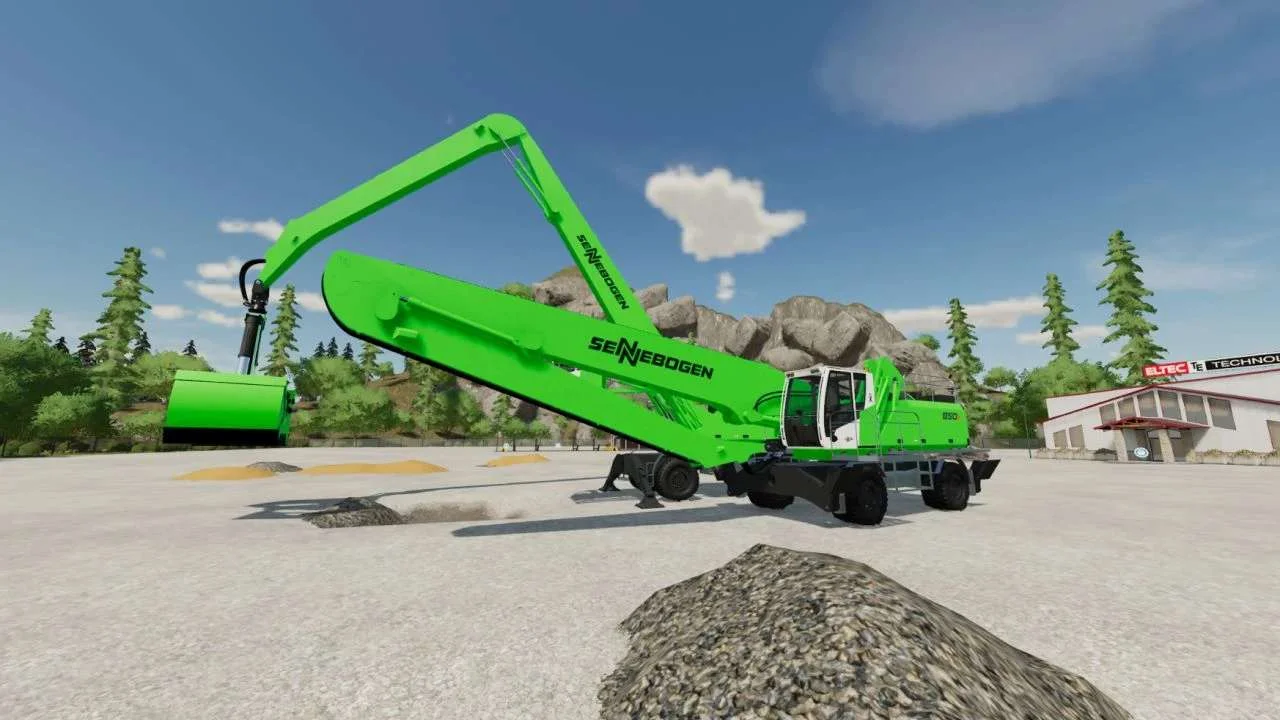Sennebogen Material Handler v1.0.0.1 FS22 FS22 Mod Free Download