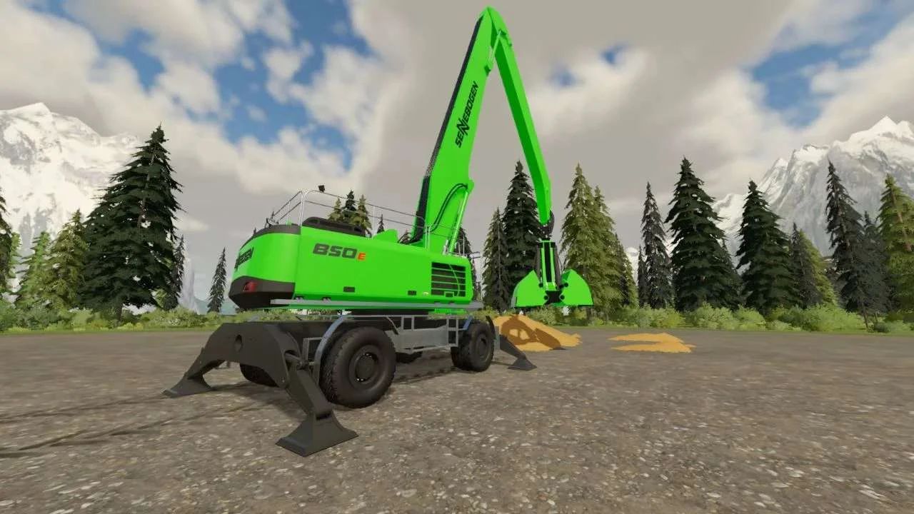 Sennebogen Material Handler v1.0.0.2 FS22 FS22 Mod Free Download