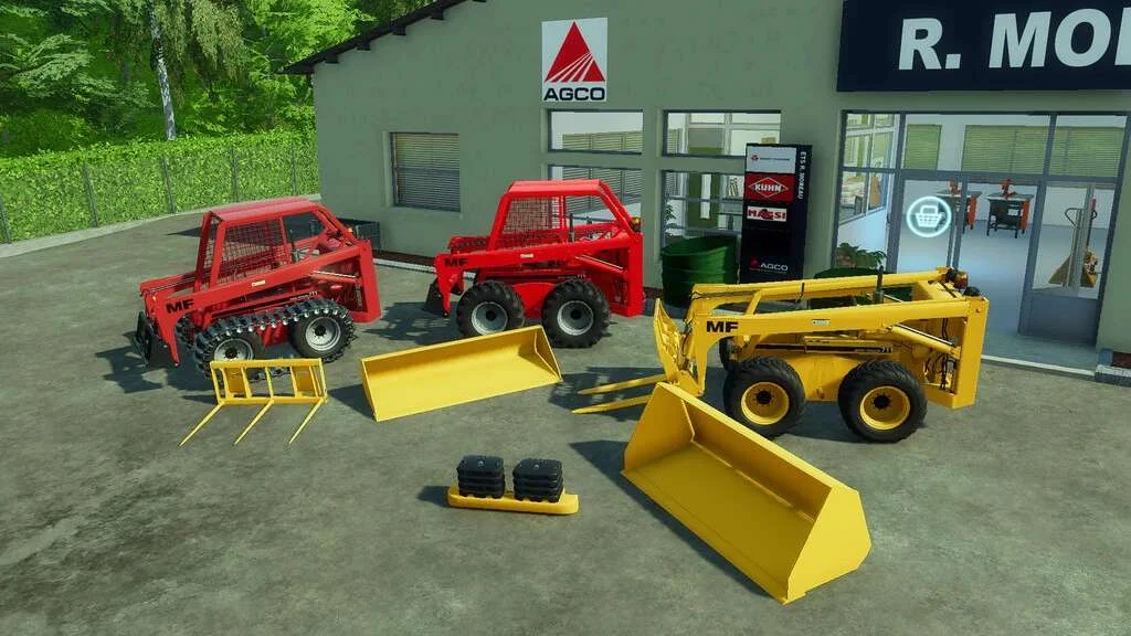 Skid Steer Loader 711 Pack v1.0 FS22 FS22 Mod Free Download