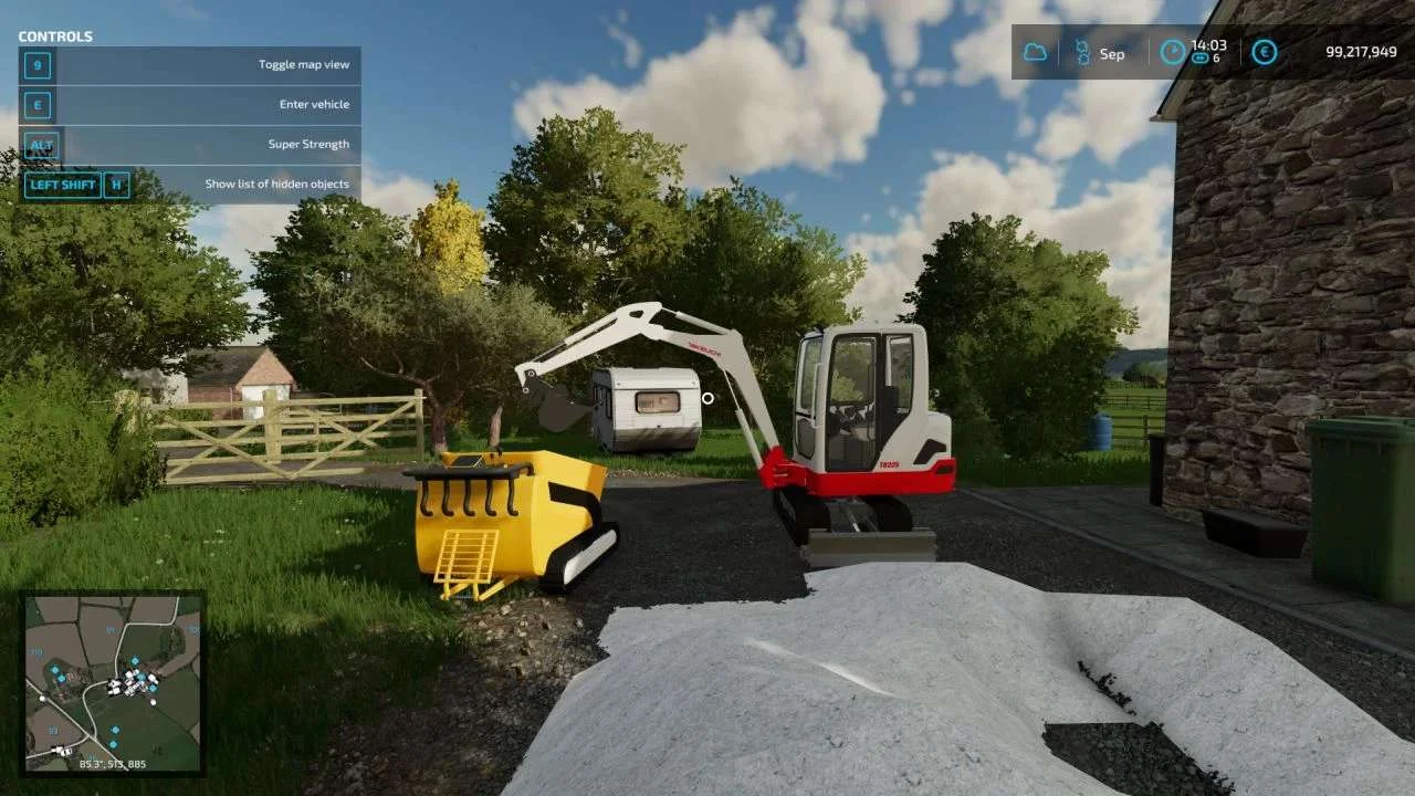 Takeuchi TB225 v1.0 FS22 FS22 Mod Free Download