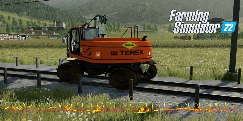 TEREX 140 4 ZW RAIL v1.0 FS22 FS22 Mod Free Download