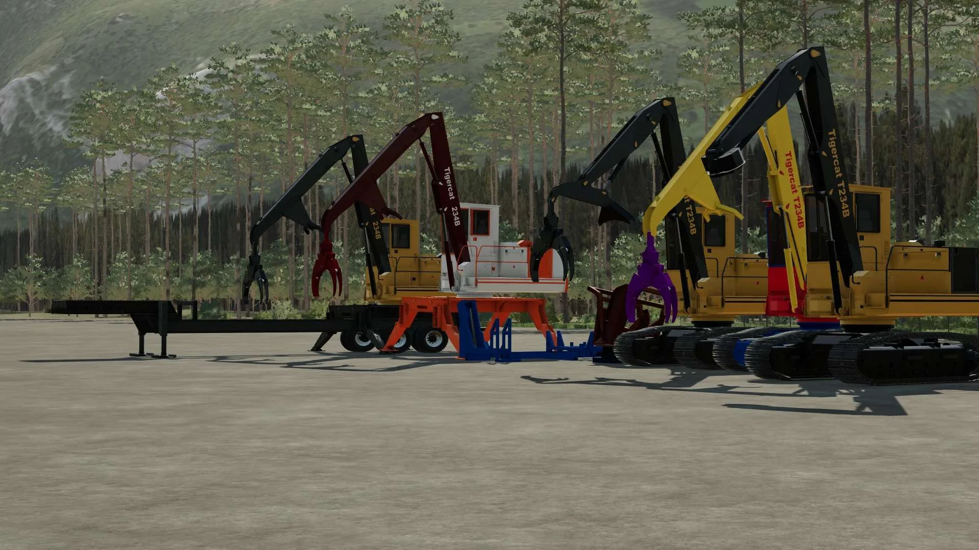 Tigercat 234b knuckle boom v1.0 FS22 FS22 Mod Free Download
