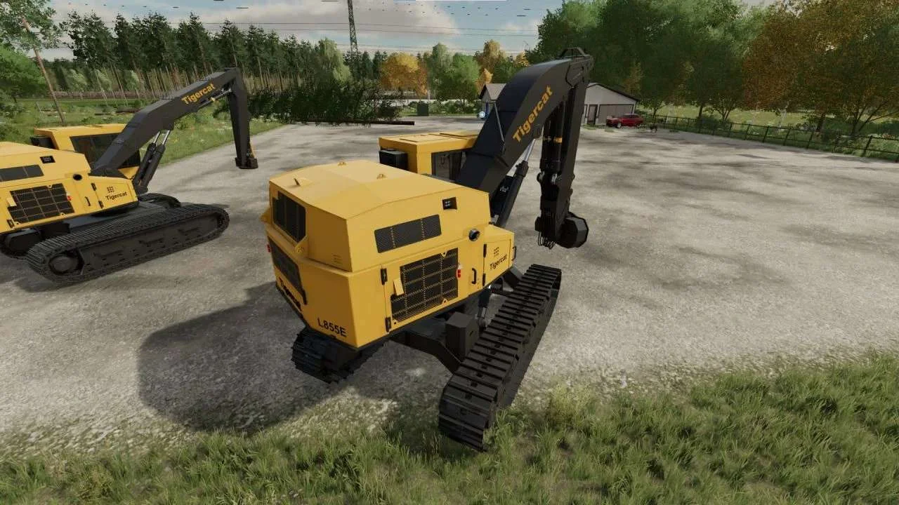 Tigercat 855 Attachable v1.0.7 FS22 FS22 Mod Free Download