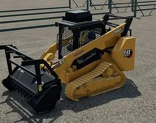 Tri-State Cat 299D3 metal track skid steer v1.0 FS22 FS22 Mod Free Download