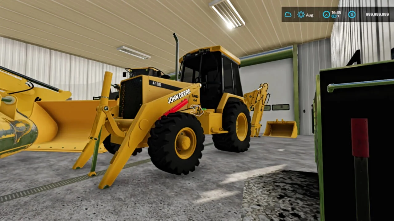 Tri State JD Backhoe v1.0 FS22 Mod Free Download