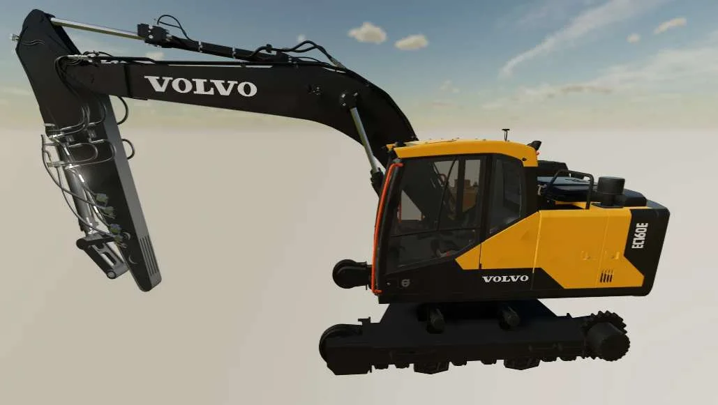 Volvo EC160E v1.0 FS22 FS22 Mod Free Download