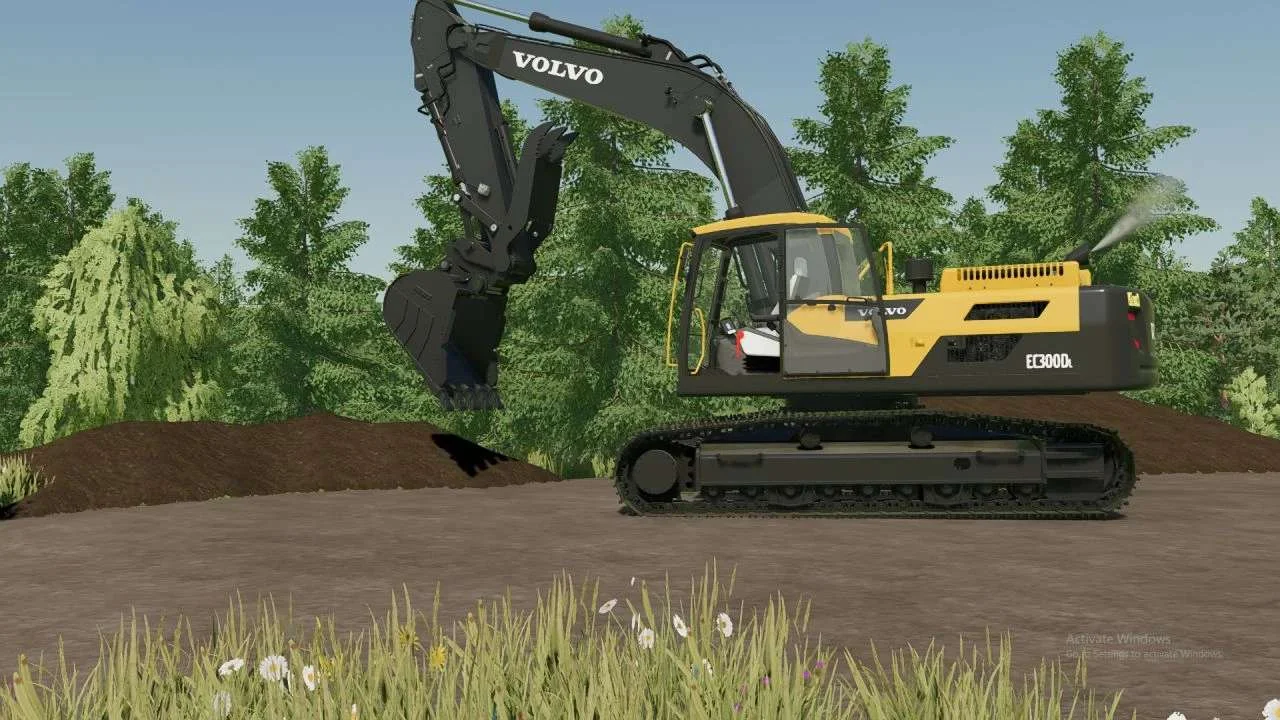 Volvo EC300DL V1.0 FS22 FS22 Mod Free Download