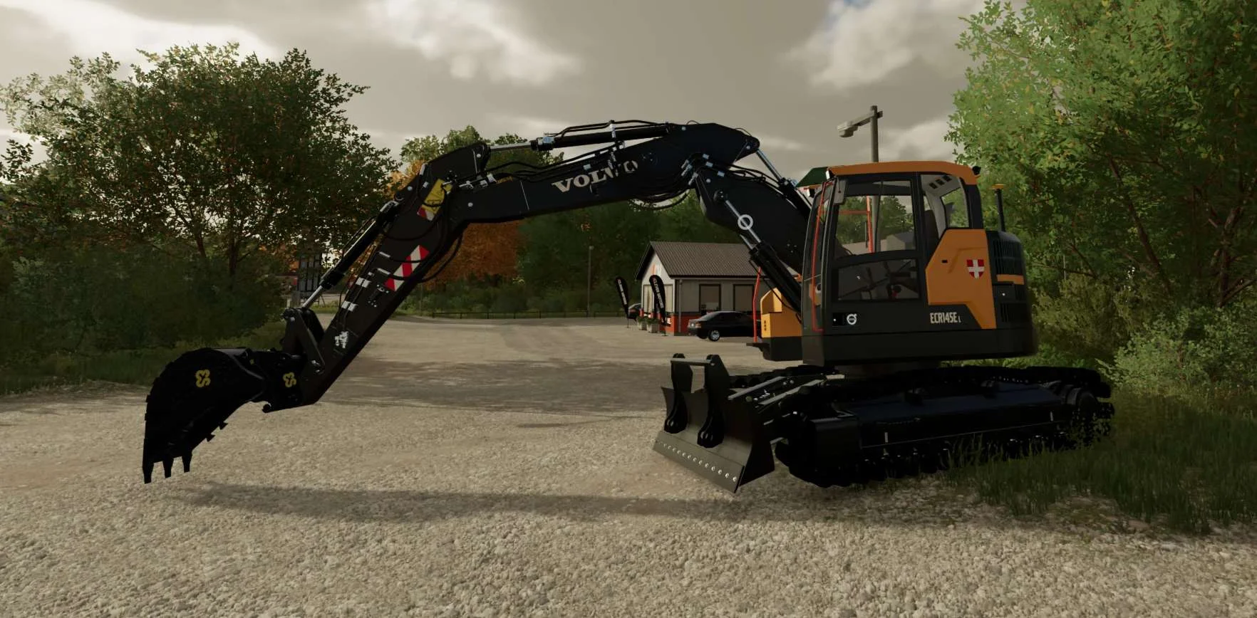 Volvo ECR145 EL v1.0 FS22 FS22 Mod Free Download