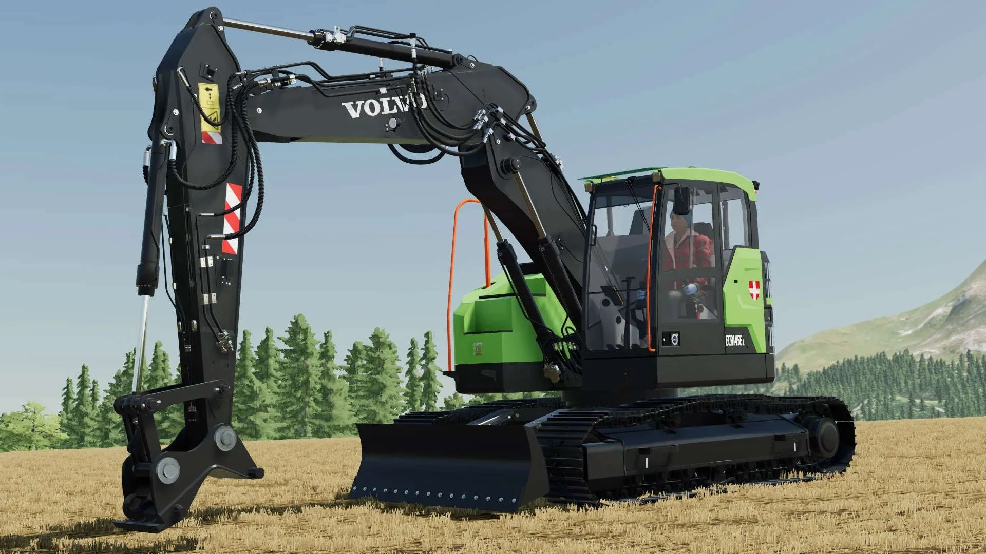 Volvo ECR145EL v1.0 FS22 FS22 Mod Free Download