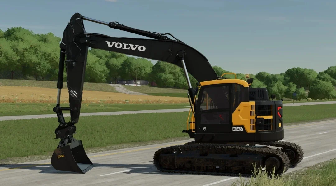 Volvo ECR235EL v1.0 FS22 FS22 Mod Free Download