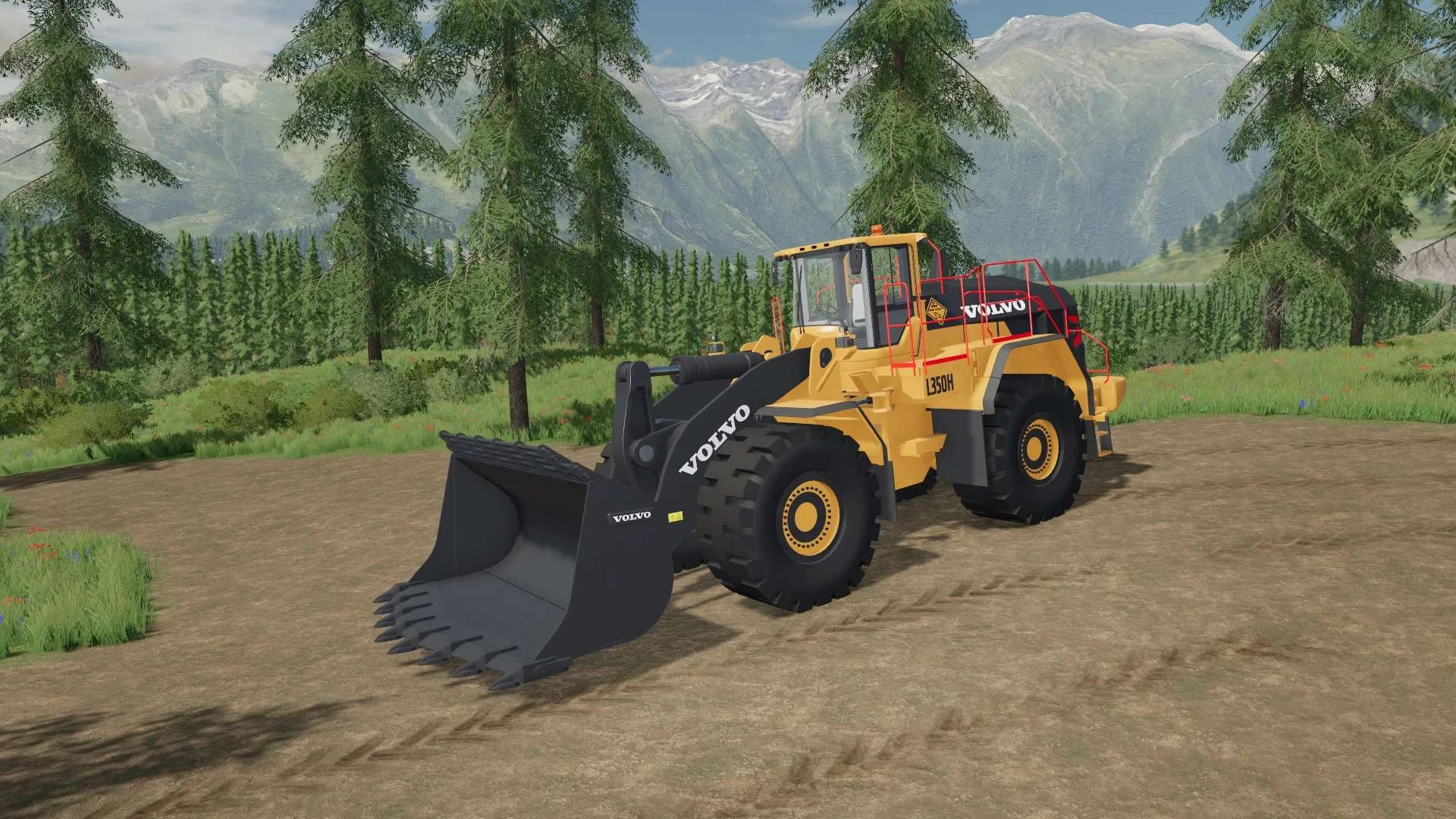 Volvo L-350H Mining Loader With Gearbox V1.1 FS22 FS22 Mod Free Download