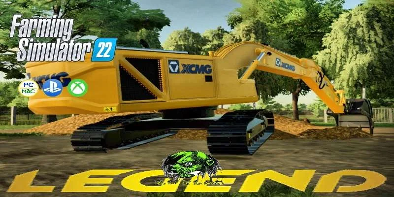 XCMG EXCAVATOR v1.0 FS22 FS22 Mod Free Download