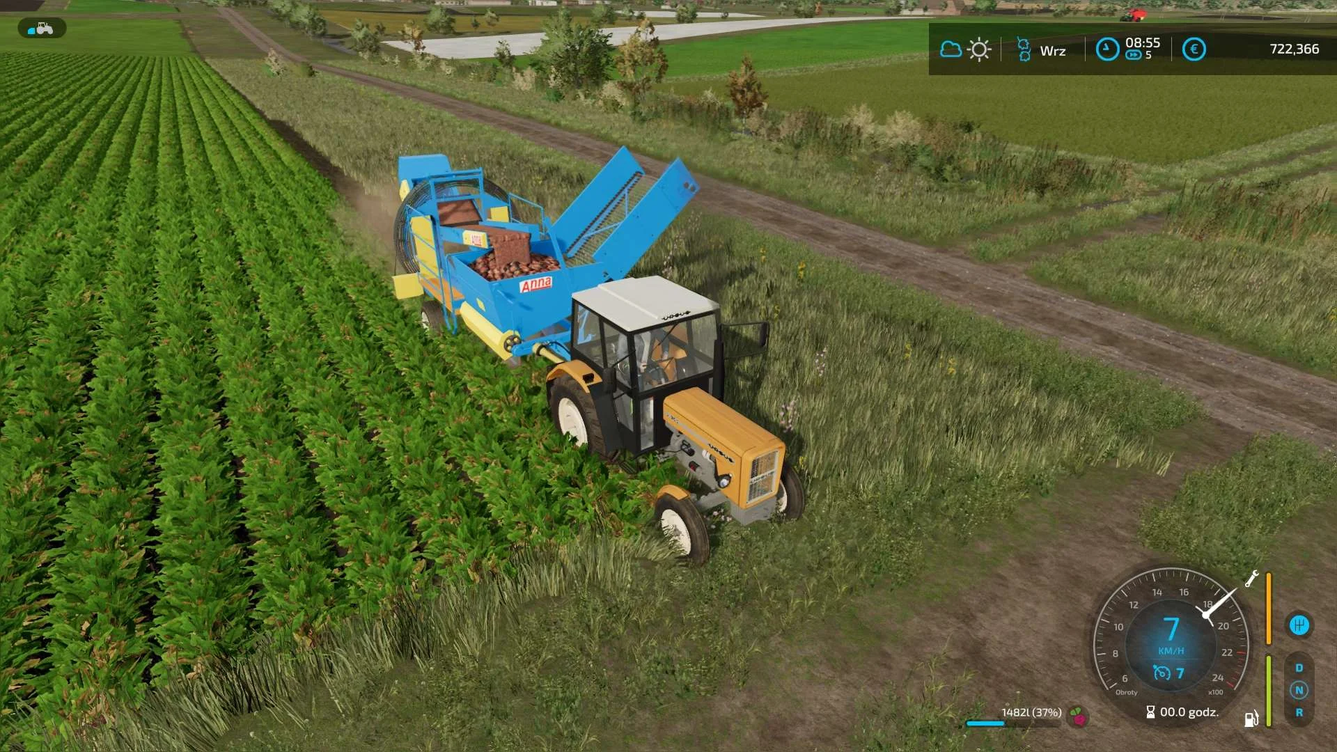 Anna z 644 potatoes, carrots, parsnips and red beet v1.0 FS22 FS22 Mod Free Download