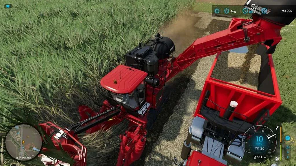 Case a8800MR sugarcane harvester v1.0 FS22 FS22 Mod Free Download