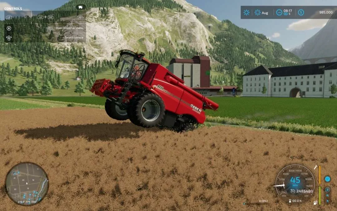 Case Axial Flow 9250 Race Combine v1.0 FS22 FS22 Mod Free Download