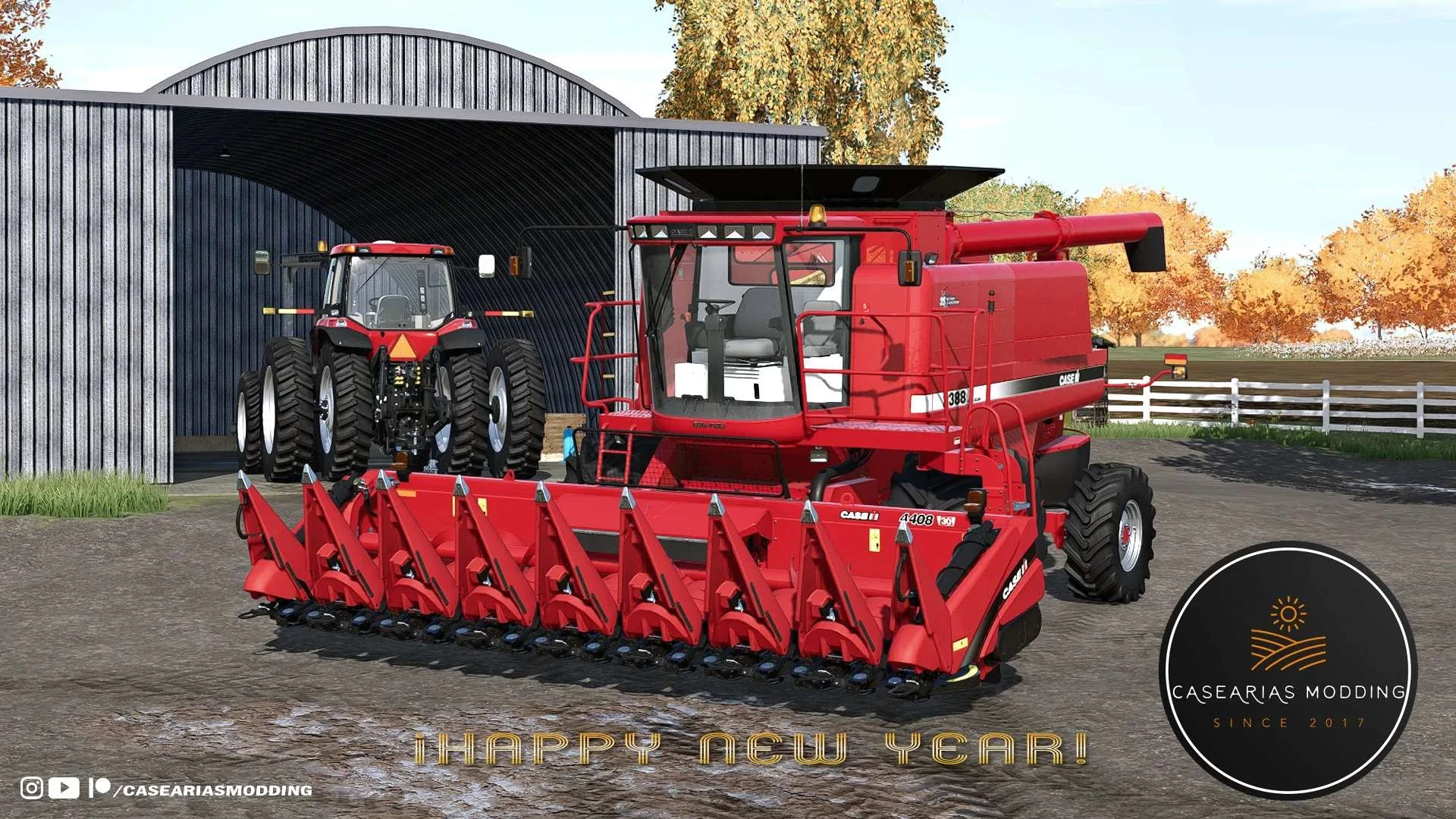 Case IH 23-2588 + Case IH 4408 Header v1.0 FS22 FS22 Mod Free Download