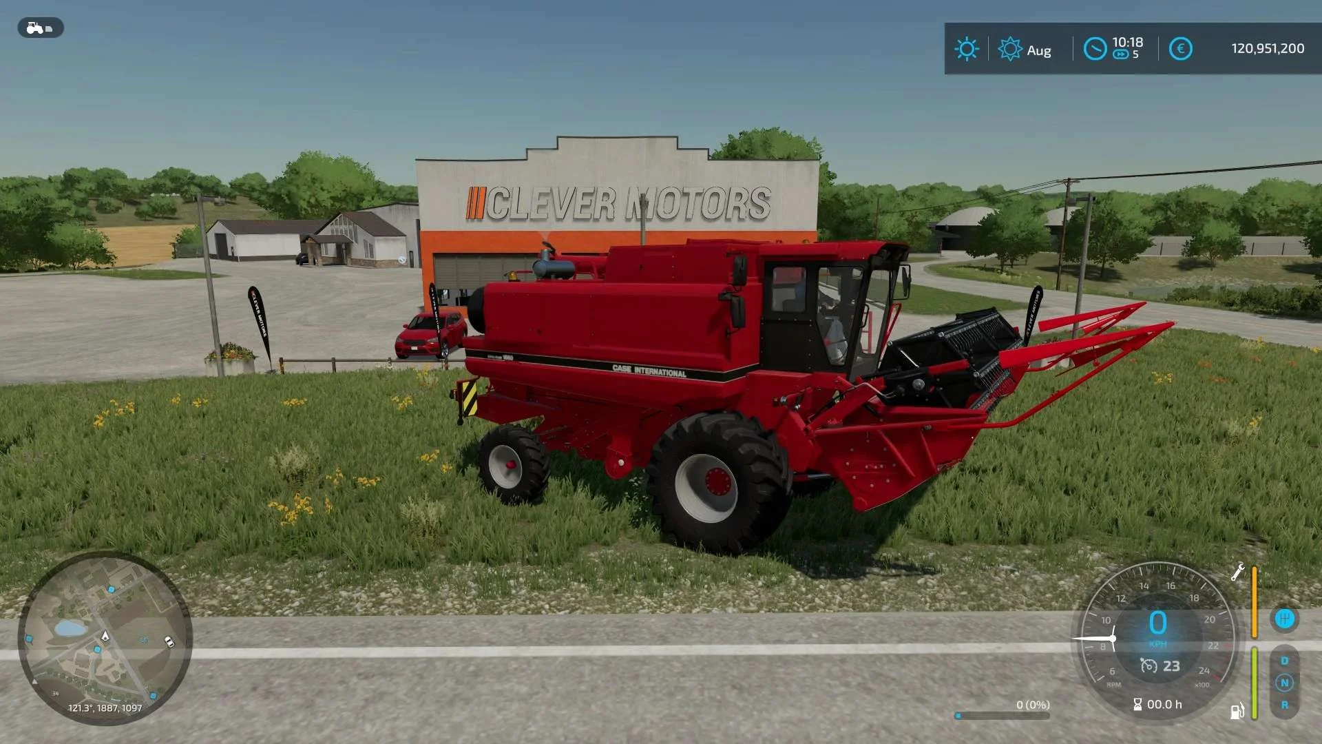 CaseIH 1660 + Cutter v1.0 FS22 FS22 Mod Free Download
