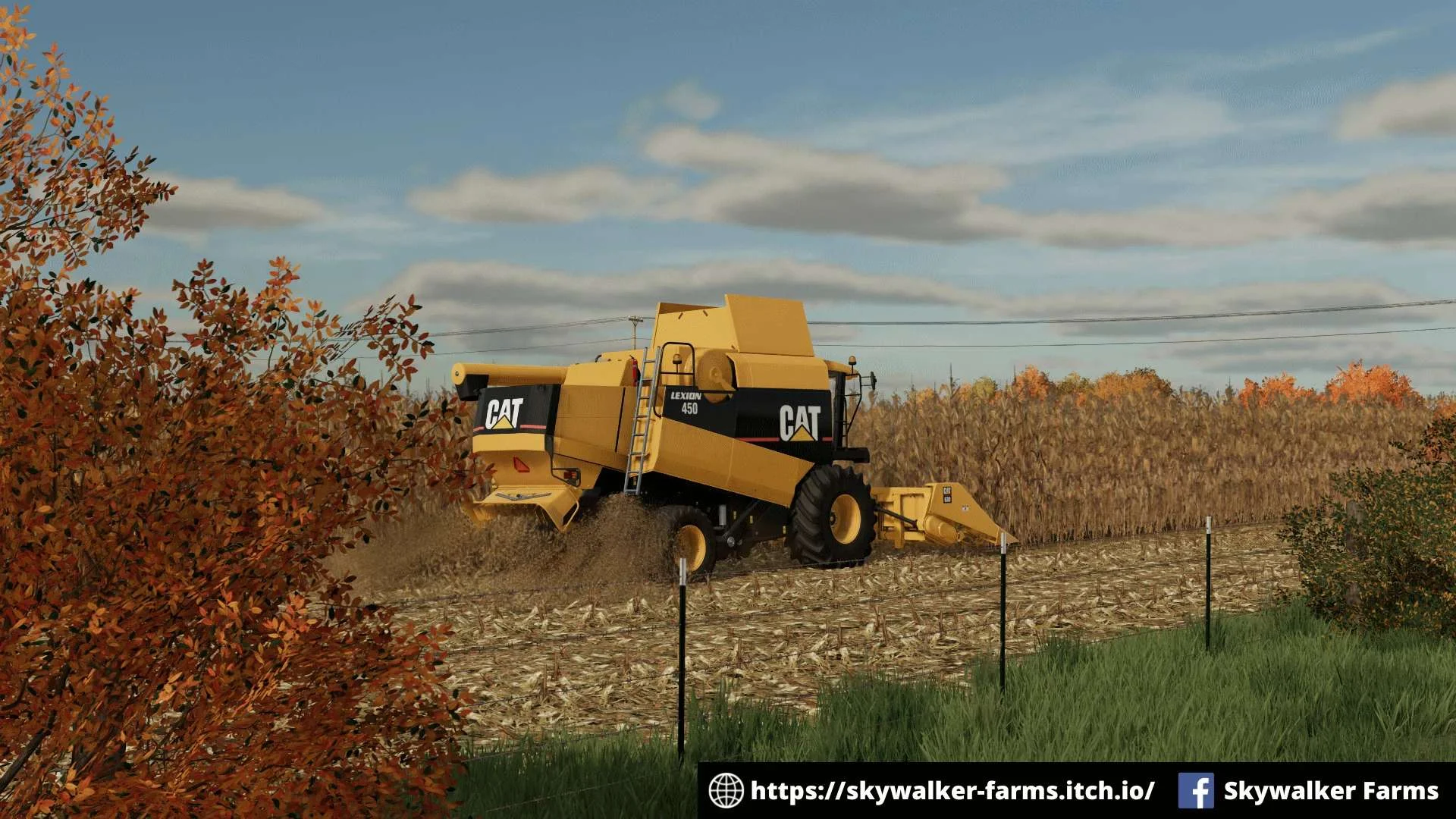 Caterpillar Lexion 400 v1.0 FS22 FS22 Mod Free Download