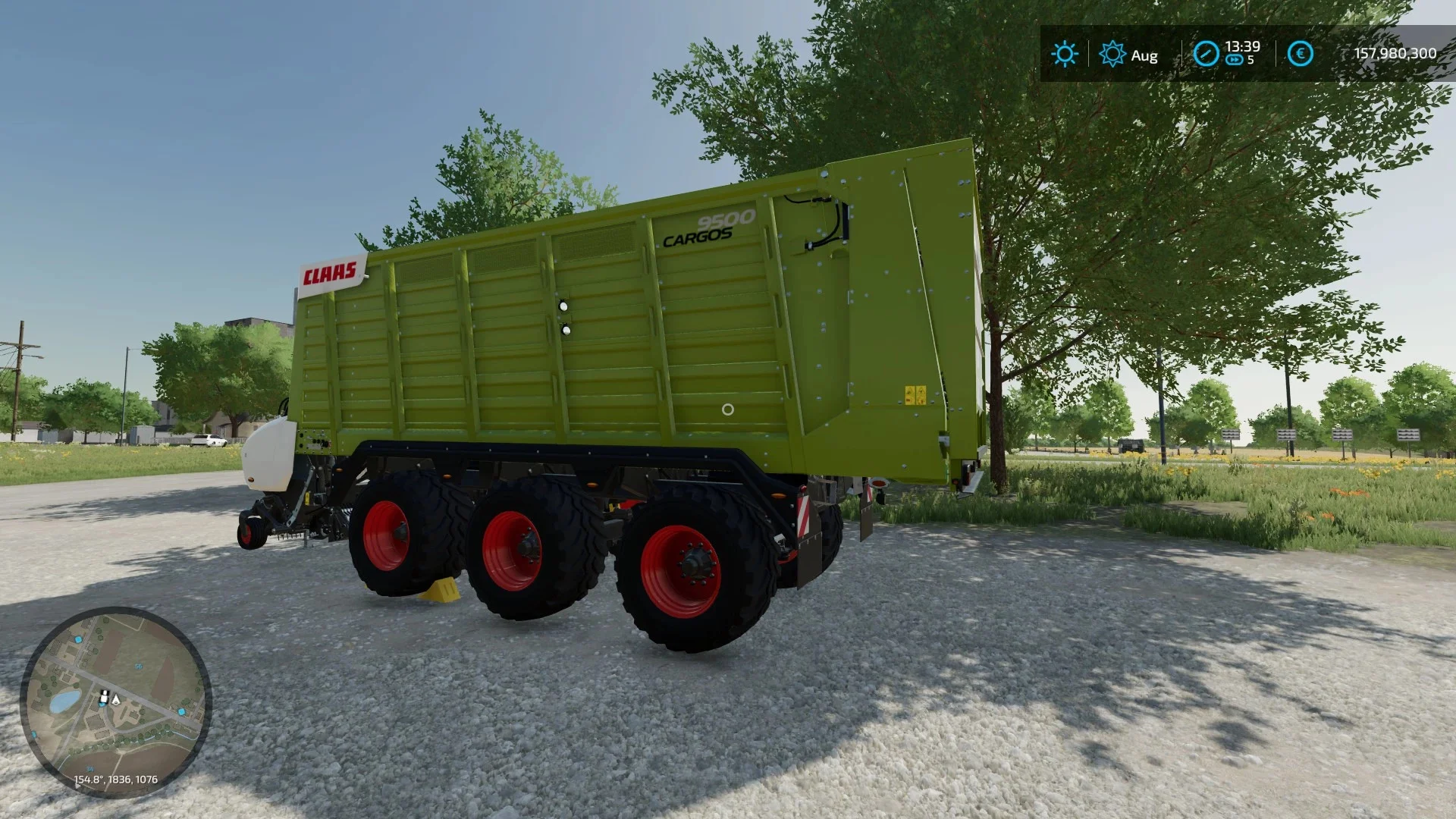 Claas Cargos 9500 v1.0 FS22 FS22 Mod Free Download