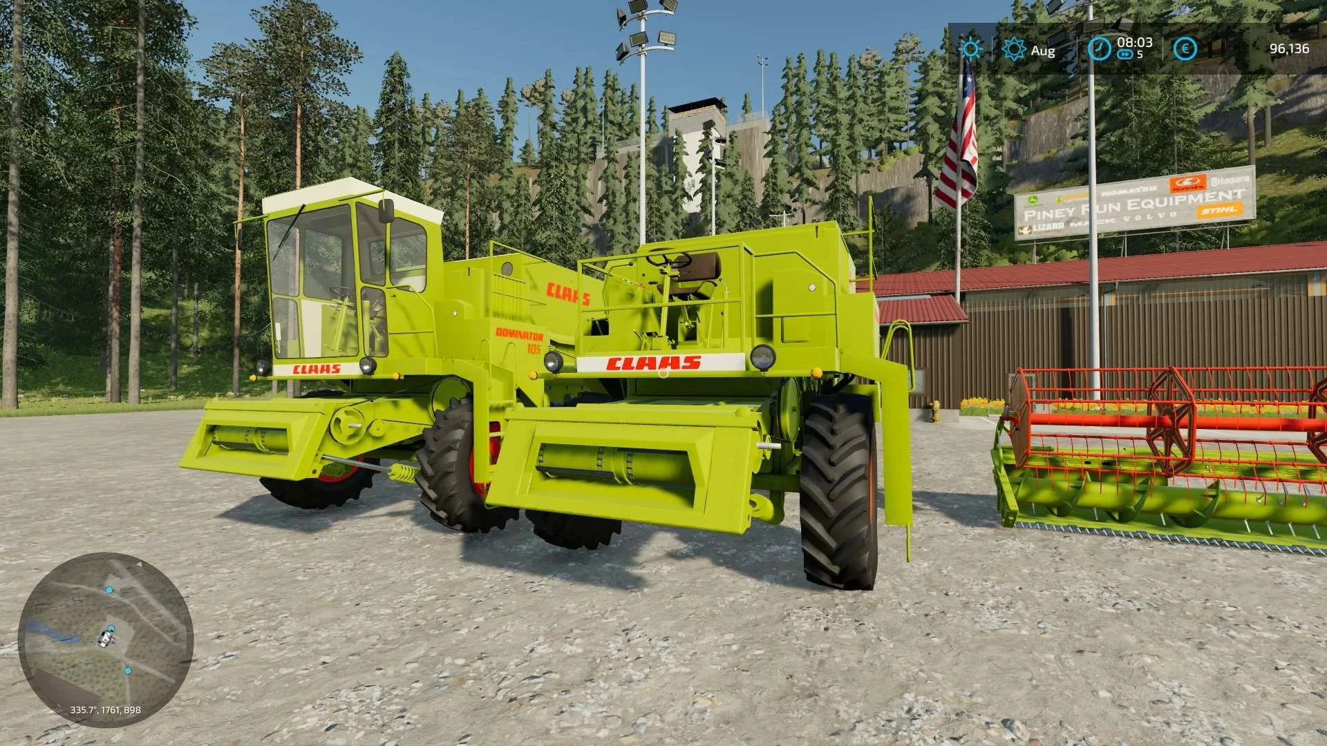 Claas Dominator 105 v1.1 FS22 FS22 Mod Free Download