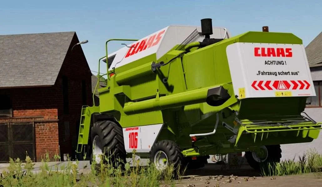 Claas Dominator 106 (new model) v1.0 FS22 FS22 Mod Free Download