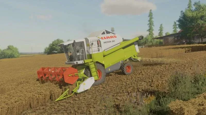 Claas Dominator Medion 310 v1.0 FS22 FS22 Mod Free Download