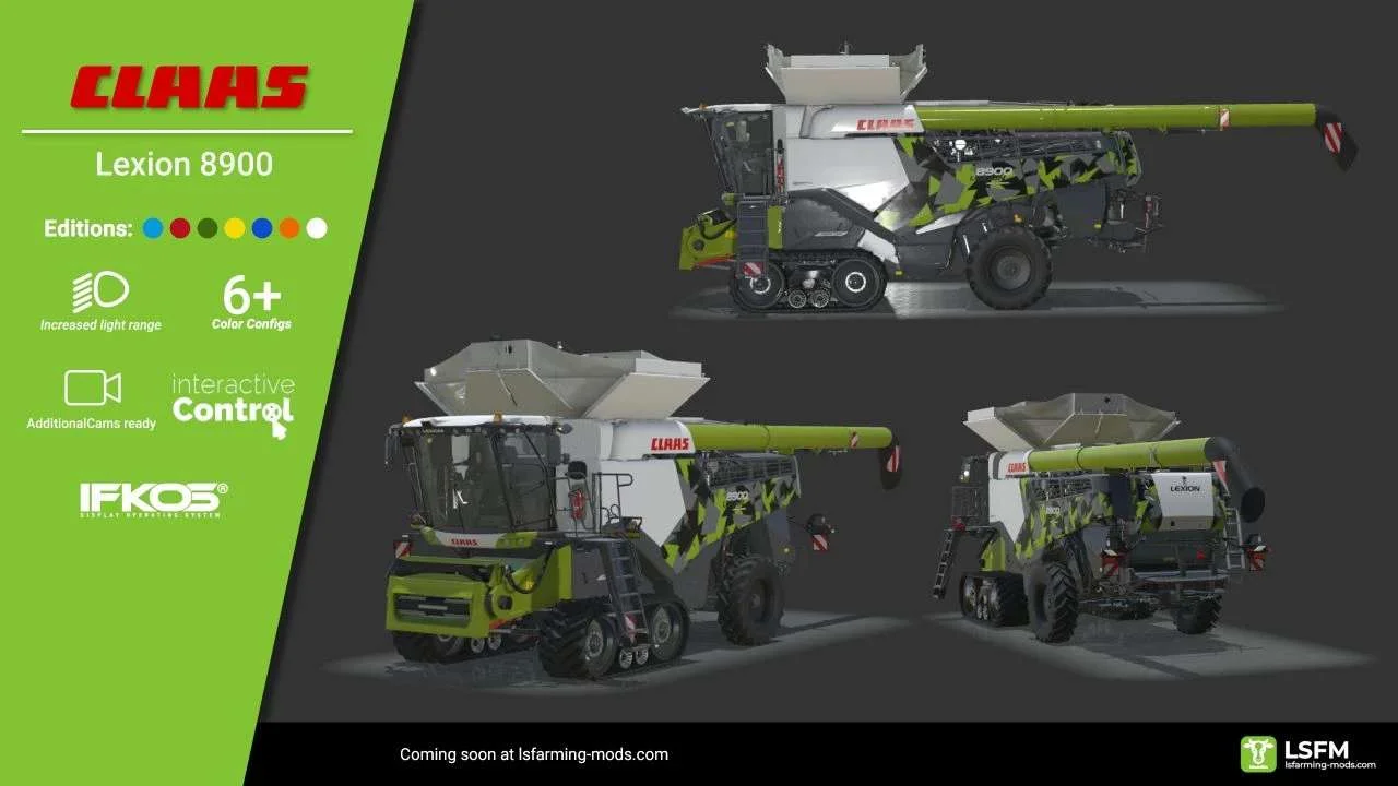 Claas Harvester Pack v1.0.0.2 FS22 FS22 Mod Free Download