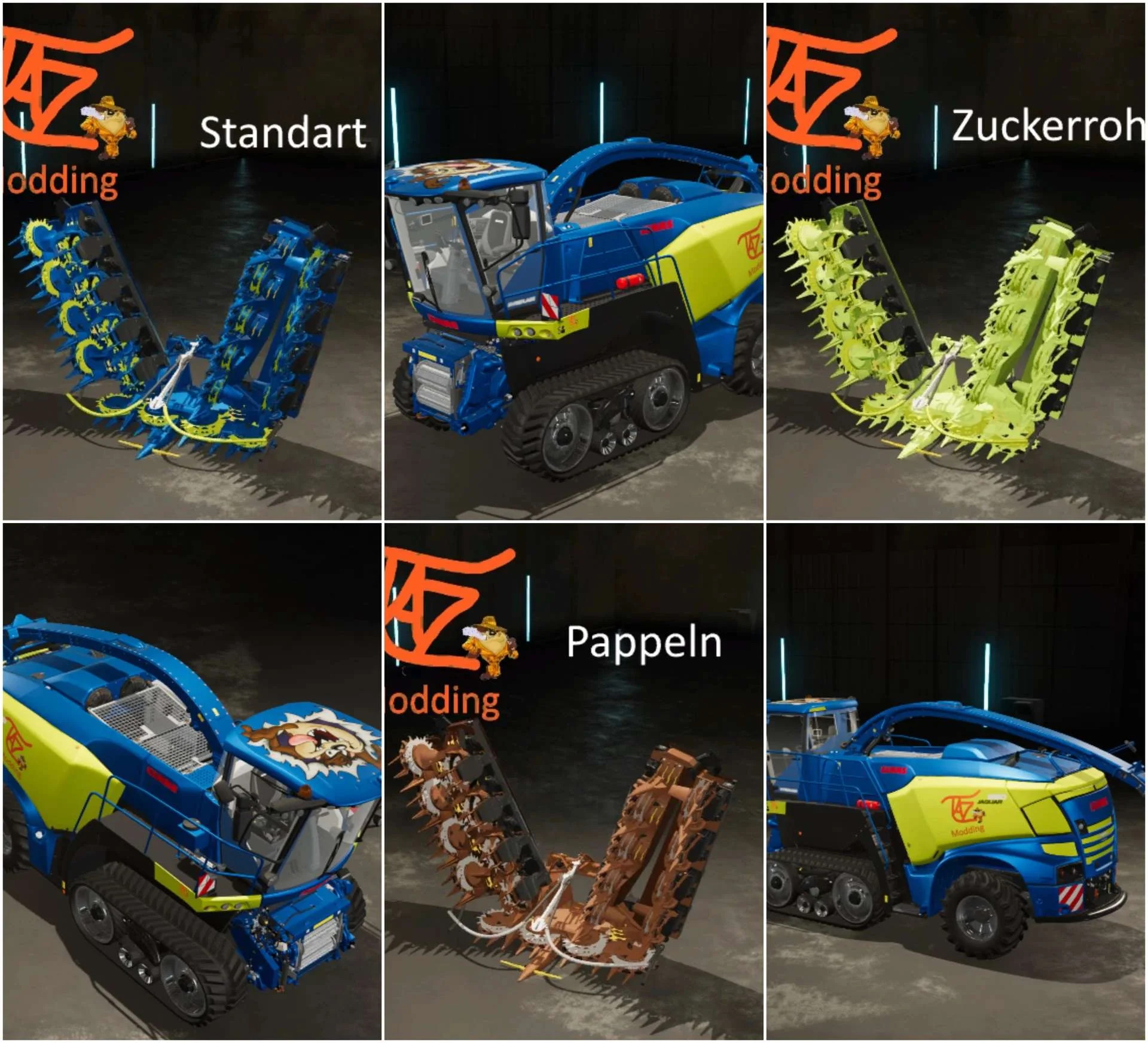 Claas Jaguar Pack with cutters v2.0.0.1 FS22 FS22 Mod Free Download