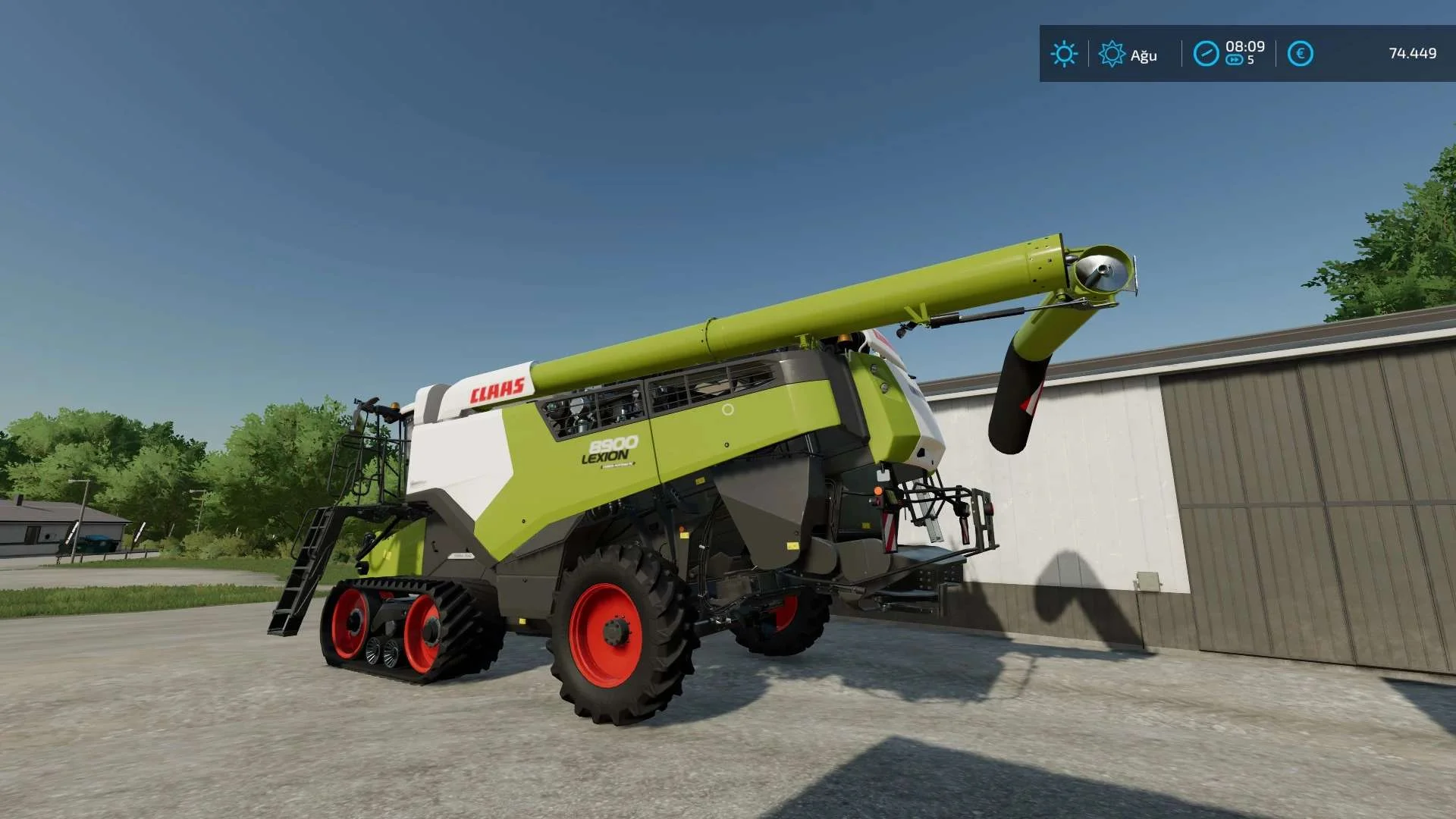 CLAAS LEXİON 8900 XXXL V5 FS22 FS22 Mod Free Download