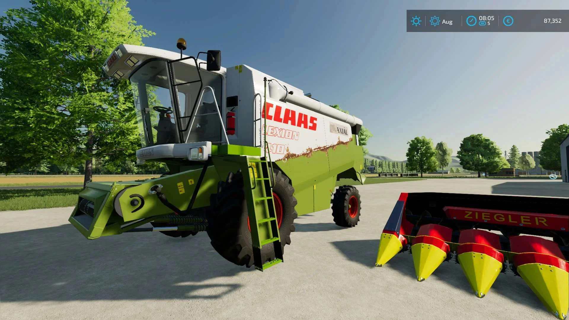 Claas Lexion 400 axial kopott regi v1.0 FS22 FS22 Mod Free Download