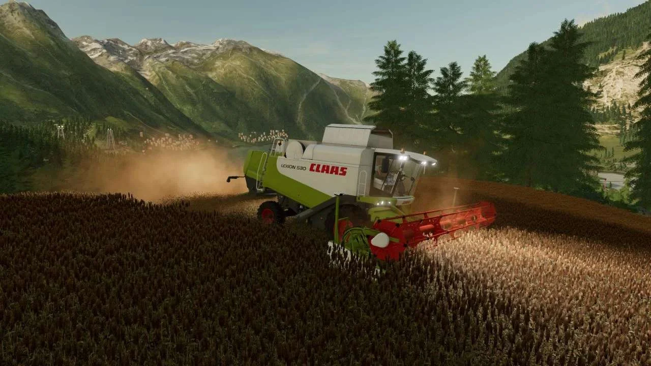 Claas Lexion 500 v1.0 FS22 FS22 Mod Free Download