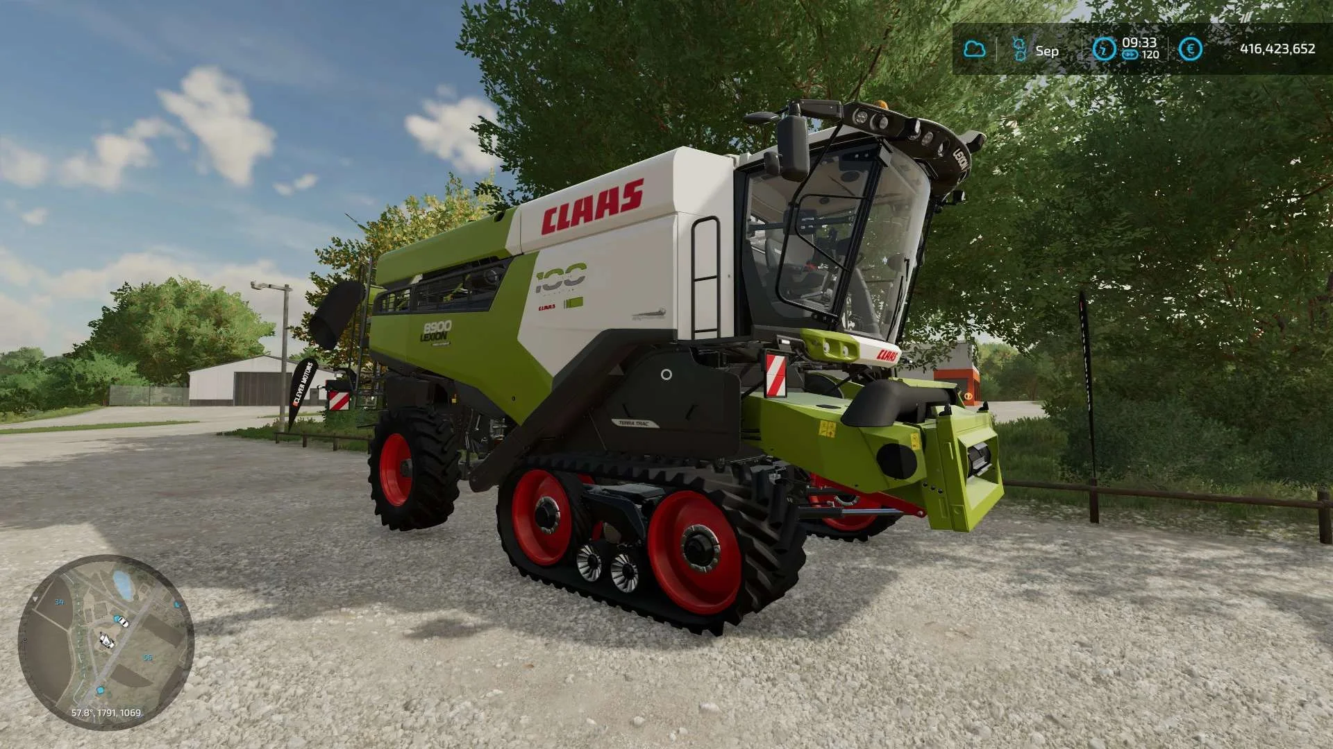 Claas Lexion 8900 v1.0 FS22 FS22 Mod Free Download