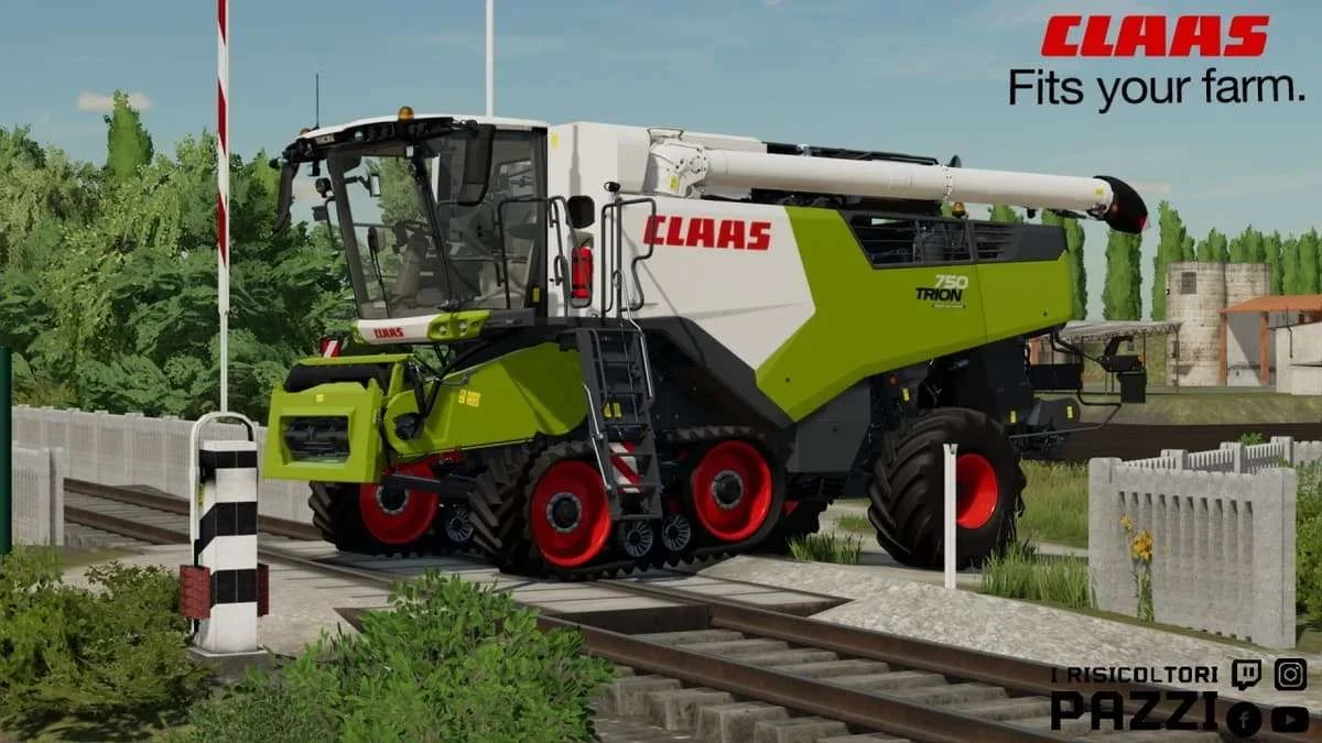 Claas Trion 700 v1.0 FS22 FS22 Mod Free Download