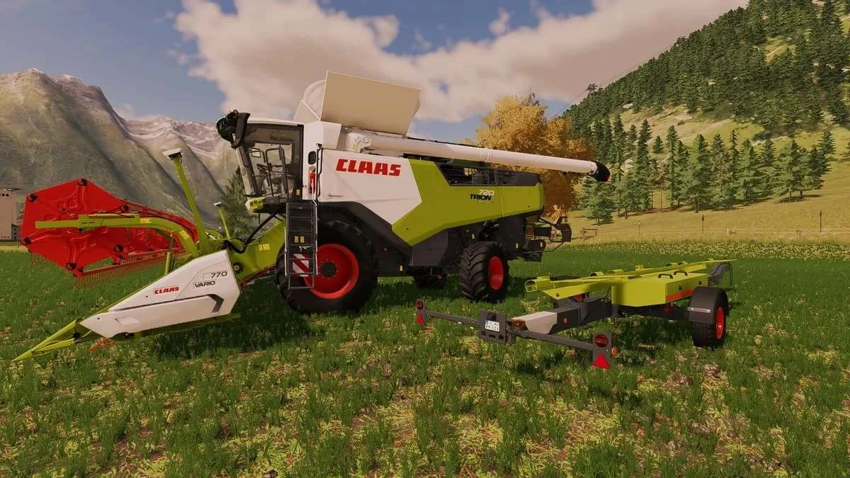 Claas Trion 720-750 with Terratrack Configuration v1.0 FS22 FS22 Mod Free Download