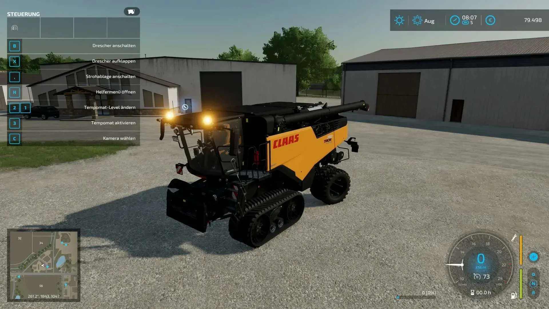 Claas Trion 750 v1.0 FS22 FS22 Mod Free Download