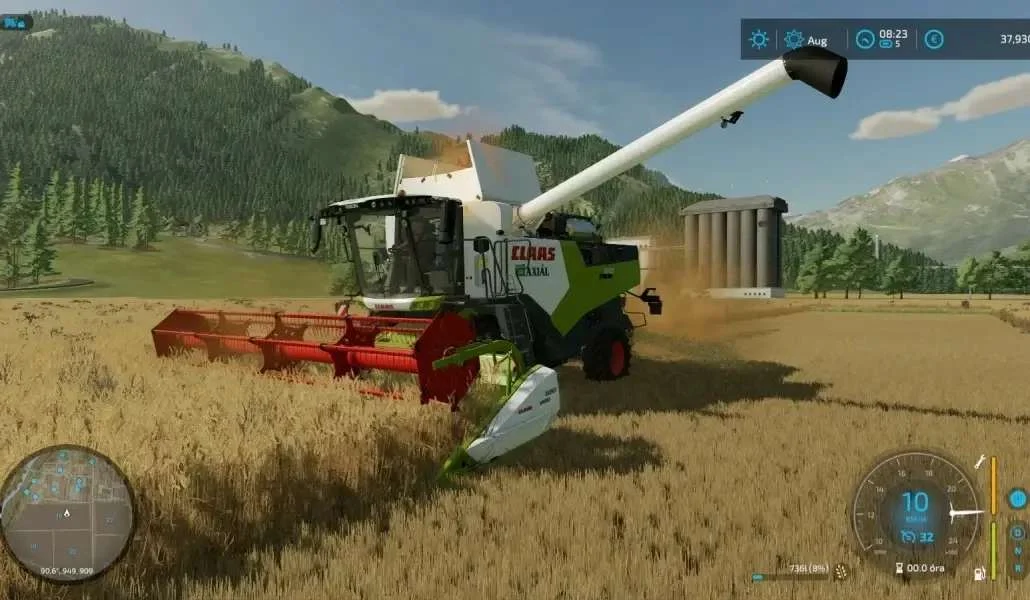 Claas Trion AgroDen v1.0 FS22 FS22 Mod Free Download