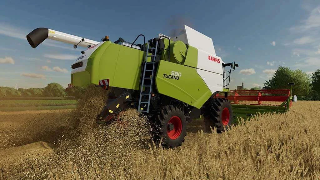 Claas TUCANO 580 v1.0 FS22 FS22 Mod Free Download