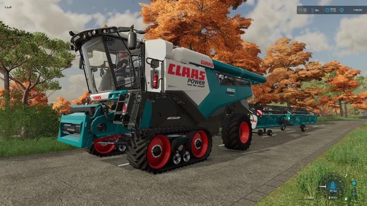 Class Lexion 8900 Power Edition v1.0 FS22 FS22 Mod Free Download