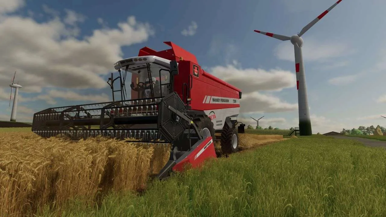 Classic Massey Ferguson Combine Pack v1.0 FS22 FS22 Mod Free Download