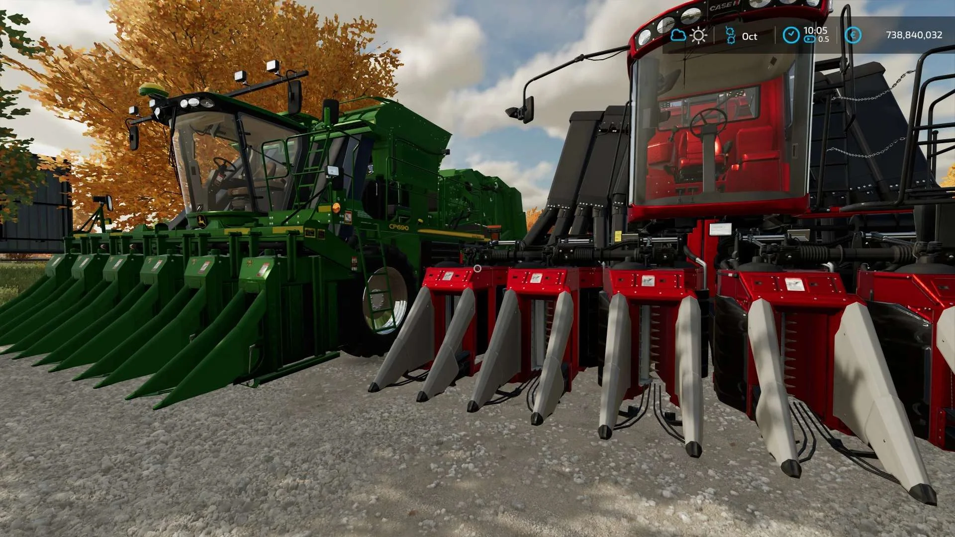 Cotten Module JD Case Woodworm v1.0 FS22 FS22 Mod Free Download