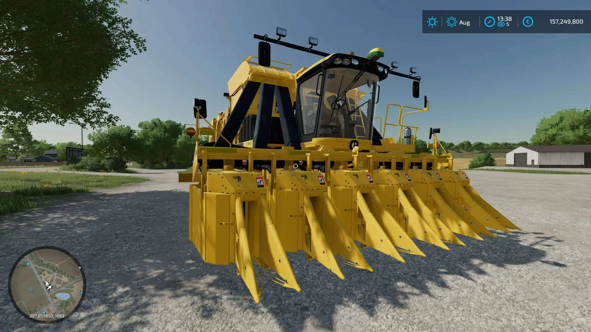 COTTON ROUND BAILER v1.0 FS22 FS22 Mod Free Download