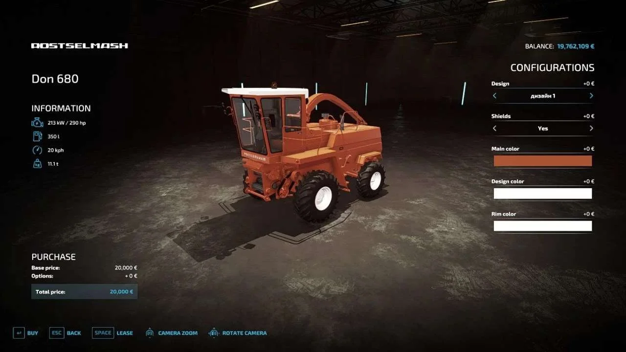 DON 680M v1.0 FS22 FS22 Mod Free Download