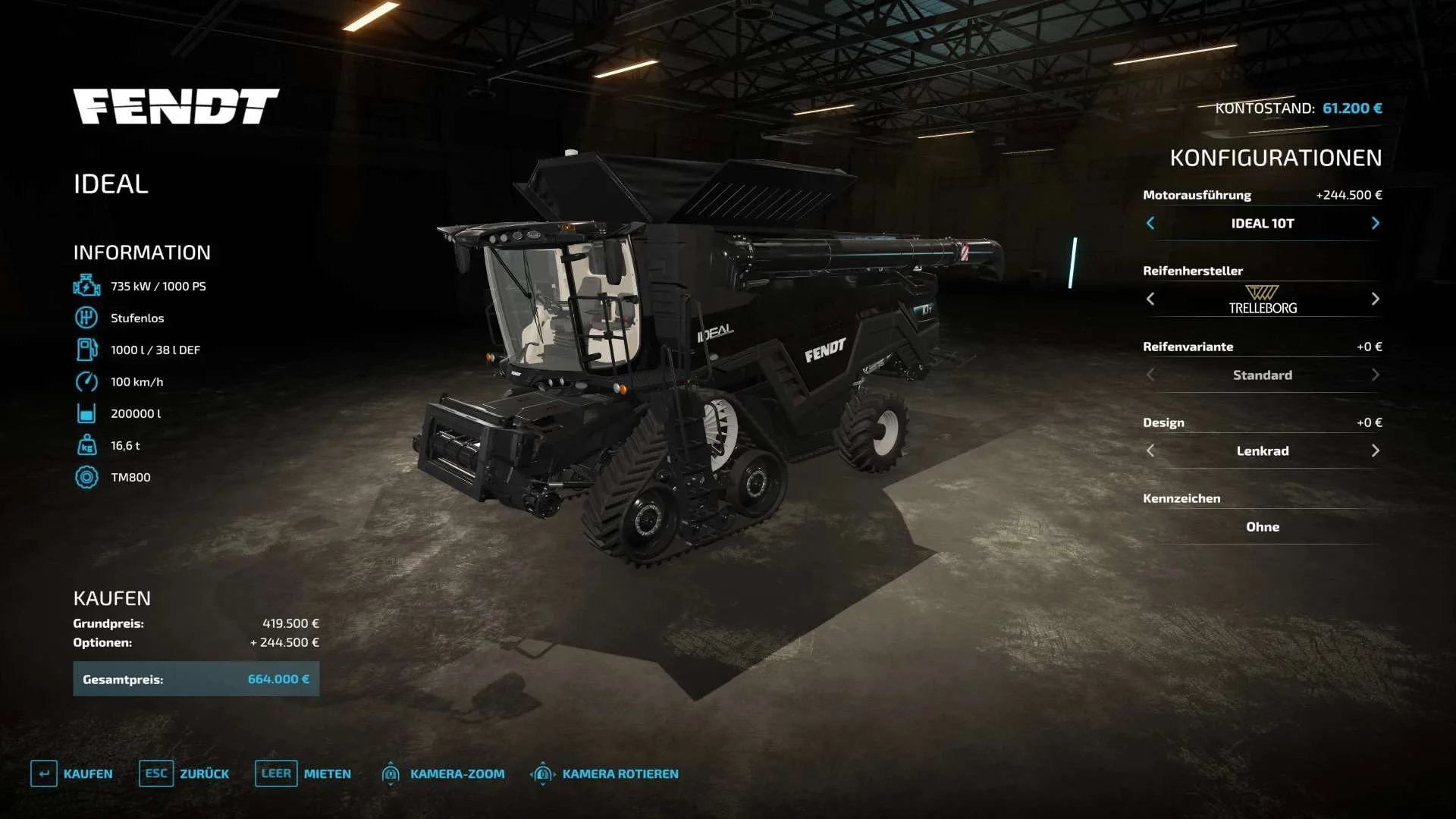 Fendt Ideal Tuning v1.0 FS22 FS22 Mod Free Download