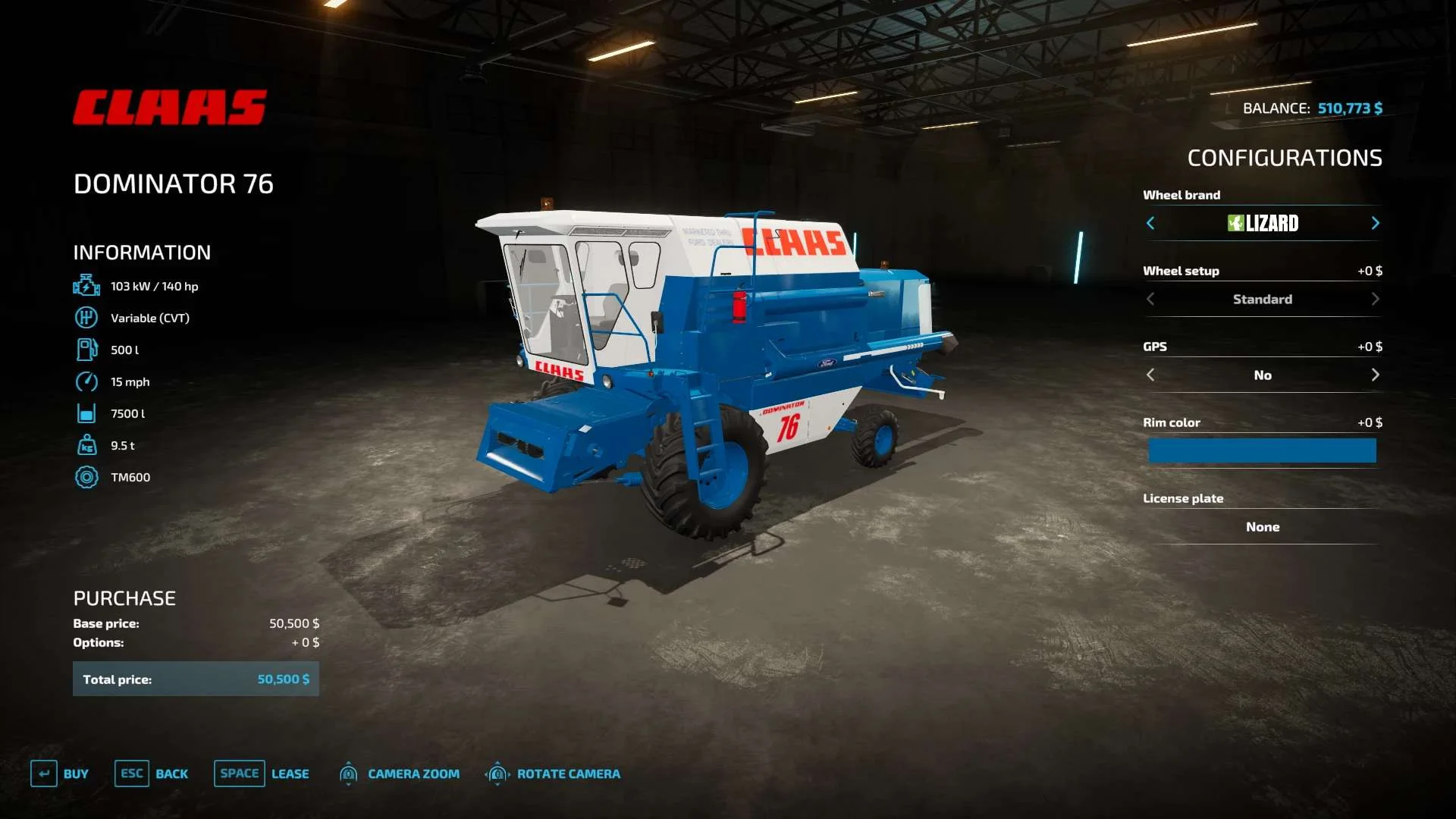 Ford/Claas 76/96/106 Combines v1.0 FS22 FS22 Mod Free Download