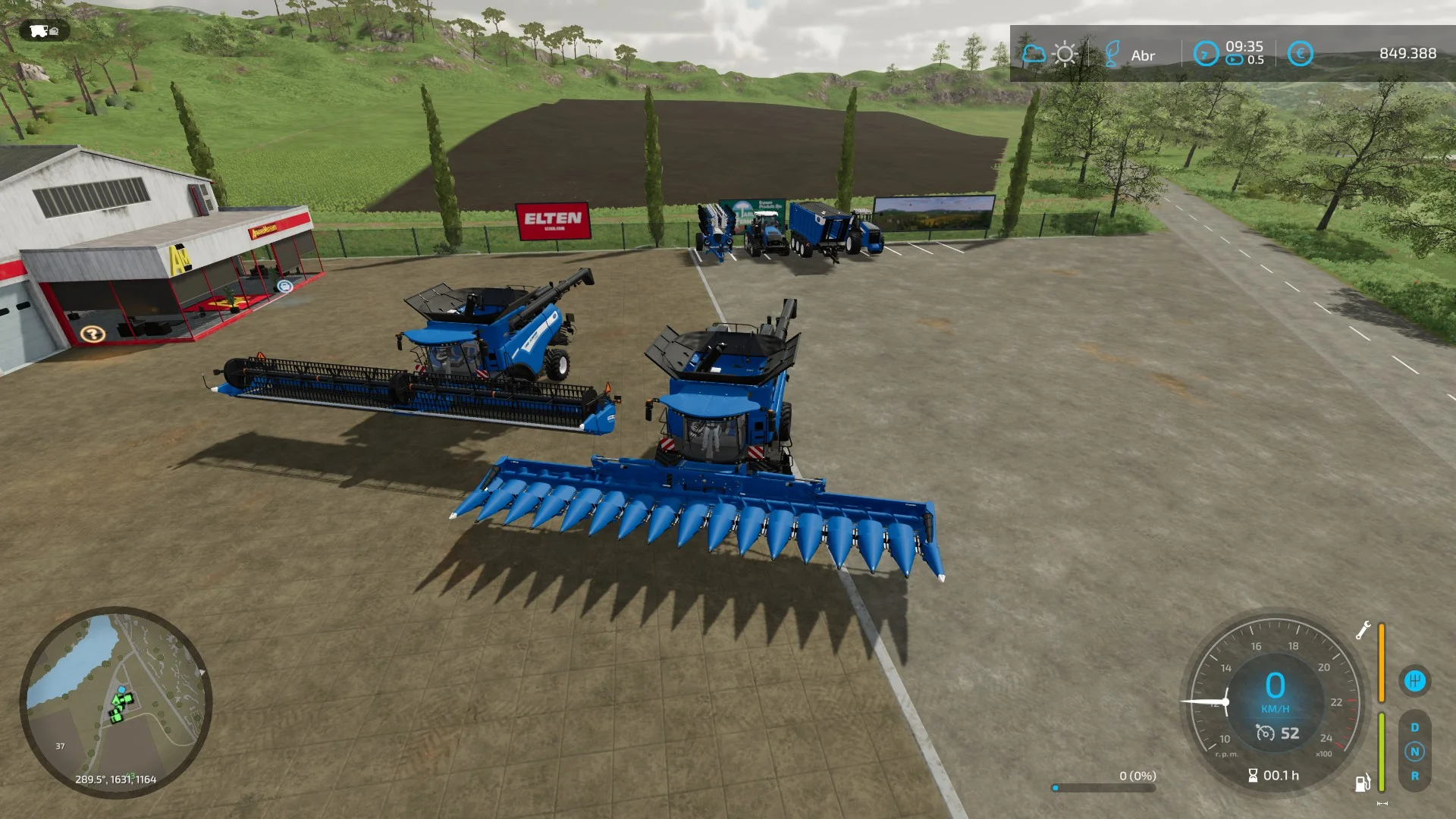FORD SCORPION F740 Harvester Pack V1.0 FS22 FS22 Mod Free Download